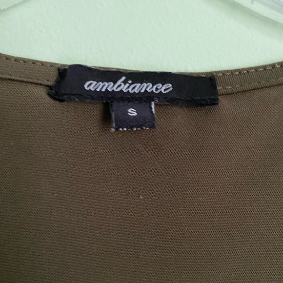 Ambiance Green Romper Size Small - Picture 5 of 6